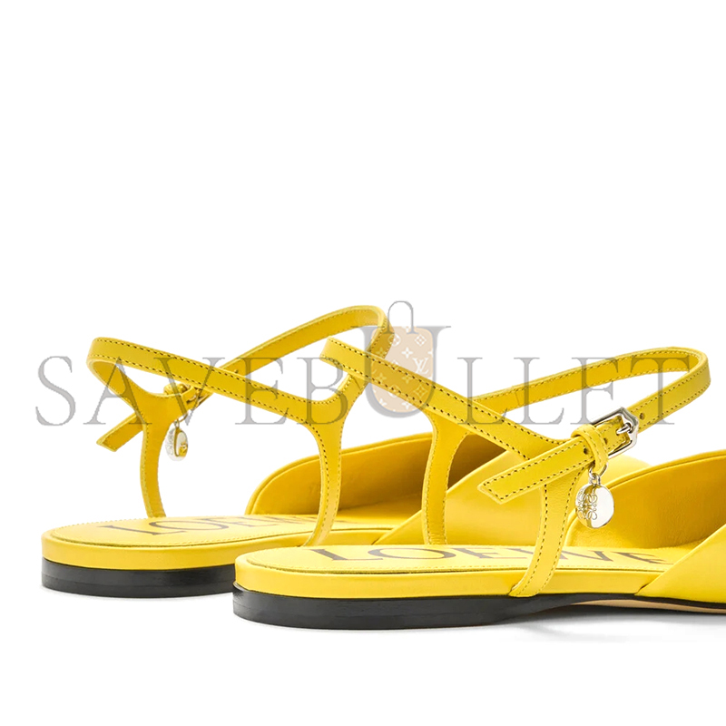 LOEWE TOY ANKLE STRAP BALLERINA IN LAMBSKIN LLST466X10 LOEWE TOY ANKLE STRAP BALLERINA IN LAMBSKIN LLST466X10